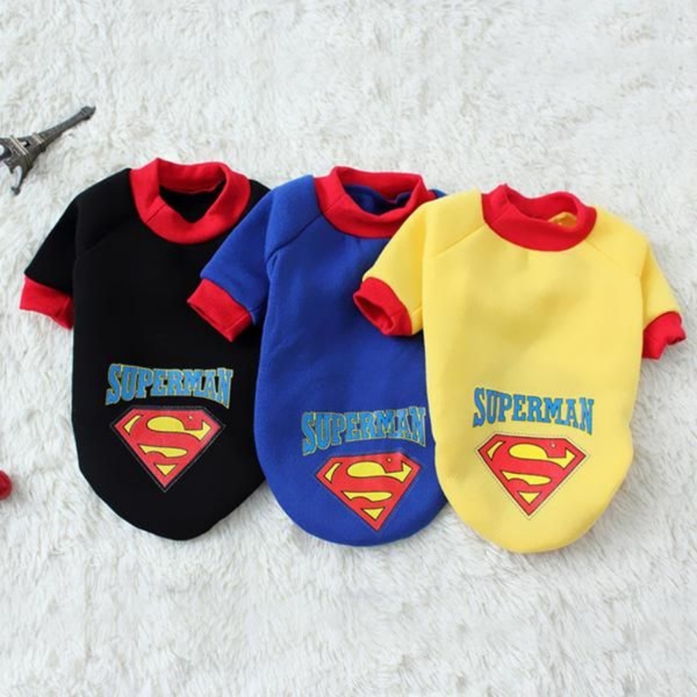 SUPERMAN Dog Clothes!